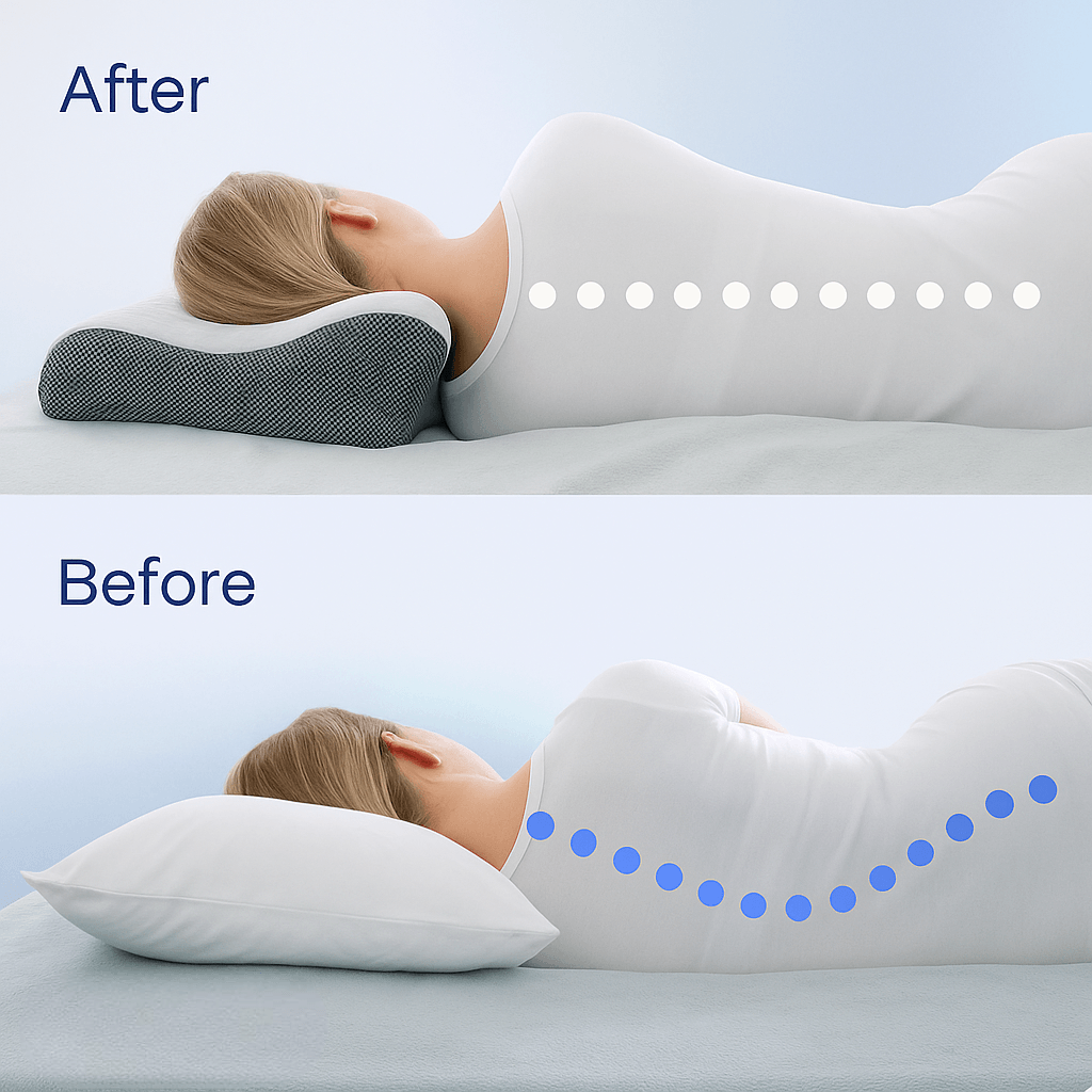 Snoozly™ - Premium Contour Pillow - Snoozly
